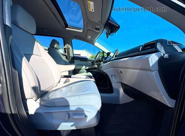 5FNRL6H72KB032665 2019 HONDA ODYSSEY Blue უკანა ხედი
