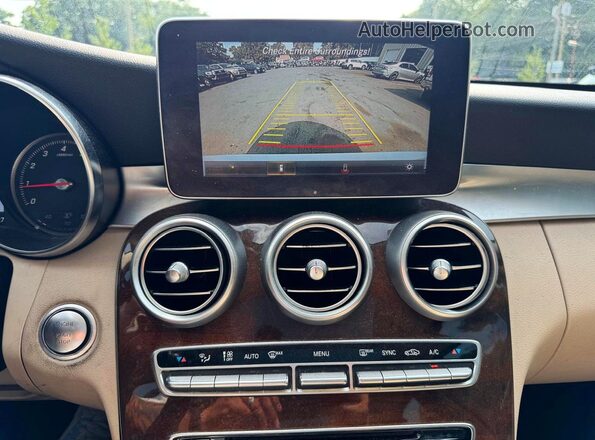 WDDWF4KB6HR254162 2017 MERCEDES-BENZ C White Widok komory silnika