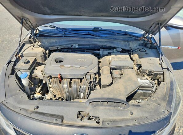 5XXGT4L34JG198455 2018 KIA OPTIMA Золотой Вид подкапотного пространства