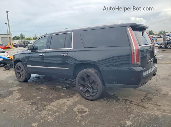 1GYS3JKJ6JR263709 2018 CADILLAC ESCALADE Black Trasero derecho