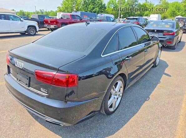 WAUHGAFC7GN006622 2016 AUDI A6 Black Front view
