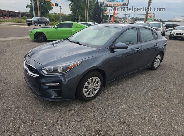 3KPF24AD4LE182455 2020 KIA FORTE Серый Задняя правая четверть