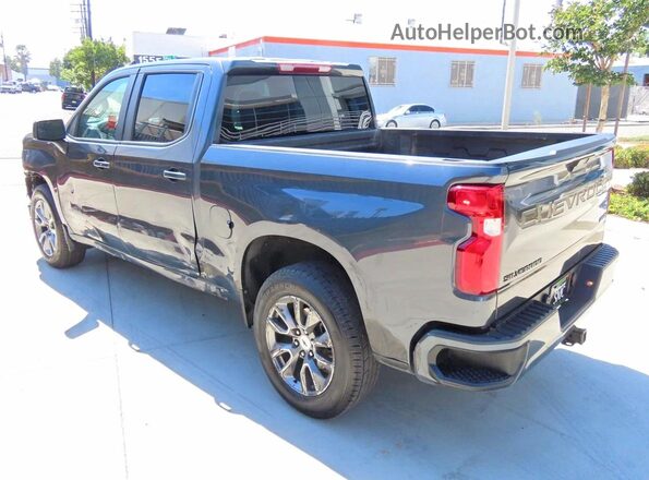 1GCPWDED7NZ104066 2022 CHEVROLET SILVERADO Gray წინა ხედი