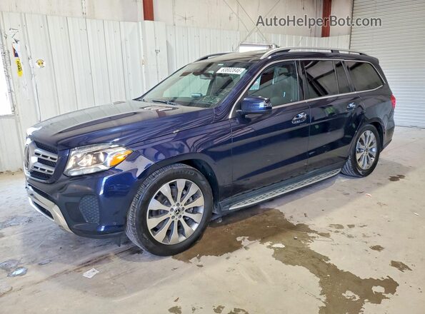 4JGDF6EE8HA981509 2017 MERCEDES-BENZ GLS-CLASS Blue Trasero izquierdo