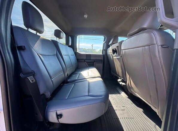 1FD8W3HTXMEC75168 2021 FORD F350 White Вид салону спереду