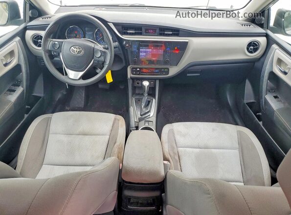 5YFBURHE3KP896868 2019 TOYOTA COROLLA Серебряный Вид щитка приборов