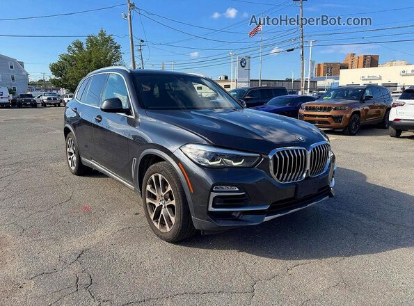 5UXCR6C52KLL26024 2019 BMW X5 Gray Tył lewy