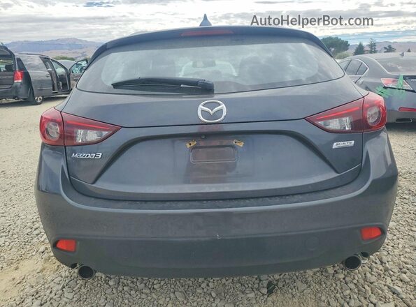JM1BM1M79G1348779 2016 MAZDA 3 Gray Вид салону спереду
