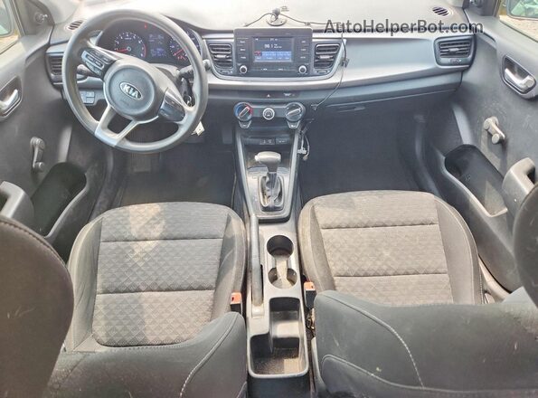 3KPA25AB8JE119984 2018 KIA RIO Yellow Vista del cuadro de instrumentos