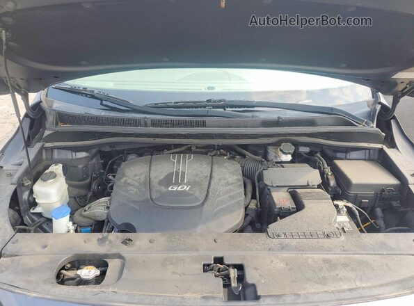 KNDME5C19G6171308 2016 KIA SEDONA Gray Вид наклейки з VIN-кодом
