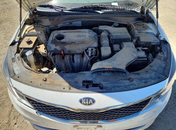 KNAGT4L34G5101006 2016 KIA OPTIMA White Вид підкапотного простору