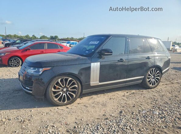 SALGS2KF1GA268946 2016 LAND ROVER RANGE ROVER Black Հետևի ձախ
