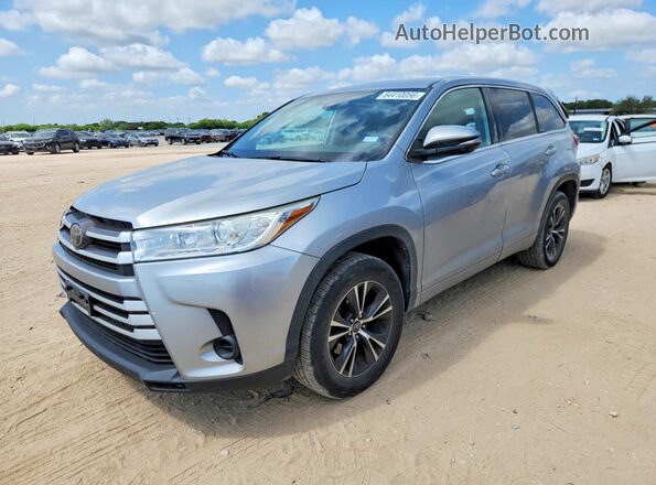 5TDZZRFH4JS254095 2018 TOYOTA HIGHLANDER Silver Հետևի ձախ