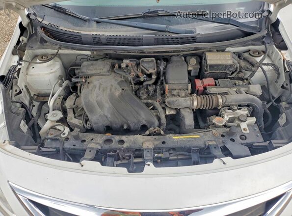 3N1CN7AP0KL850609 2019 NISSAN VERSA White Vista del compartimento del motor