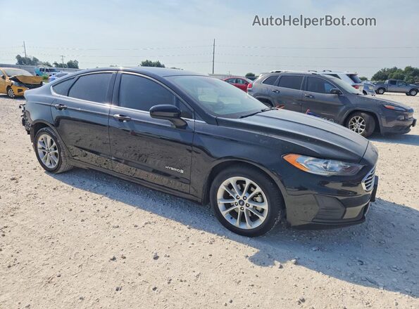 3FA6P0LU5KR235216 2019 FORD FUSION Black Widok z przodu