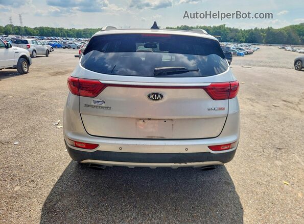 KNDPR3A64H7093827 2017 KIA SPORTAGE Silver Widok wnętrza z przodu