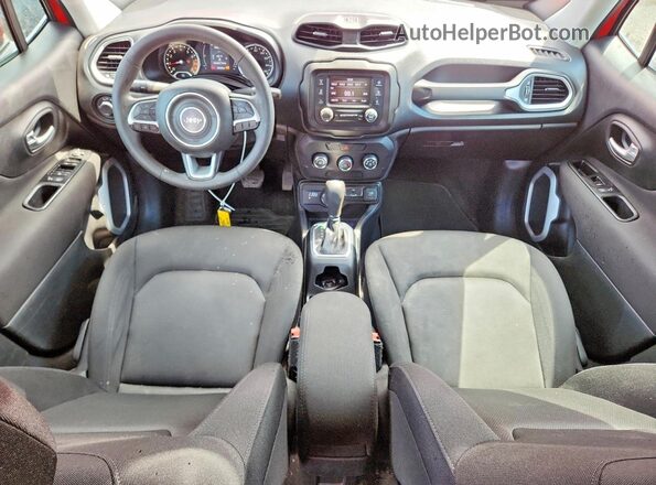 ZACNJBA18LPL21608 2020 JEEP RENEGADE Red Вид щитка приладів