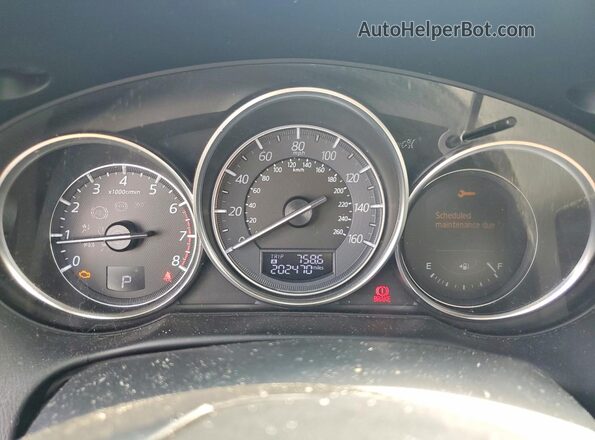 JM3KE4DYXG0754865 2016 MAZDA CX-5 Red Widok tylnych siedzeń