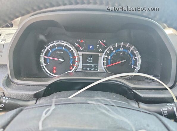 JTEZU5JR2K5198250 2019 TOYOTA 4RUNNER Blue Вид задніх сидінь