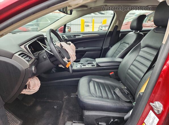 3FA6P0H92JR260495 2018 FORD FUSION Бордовый Вид панели приборов