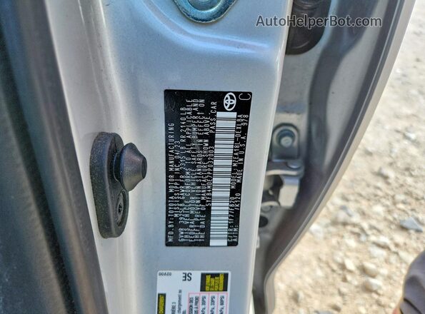 5YFB4MDE7PP032003 2023 TOYOTA COROLLA Silver Widok naklejki z numerem VIN
