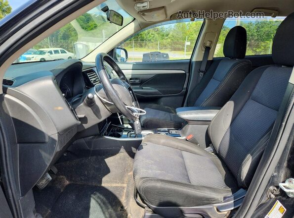 JA4AZ3A3XJJ002722 2018 MITSUBISHI OUTLANDER Black Առջևի վահանակի տեսք