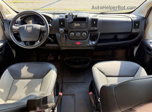 3C6TRVAG2HE546403 2017 RAM PROMASTER White Rear seats view