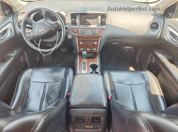 5N1DR2MN4JC611184 2018 NISSAN PATHFINDER Silver Instrument cluster view