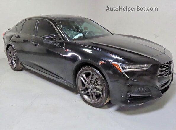19UUB6F50RA001031 2024 ACURA TLX Black Задня ліва чверть