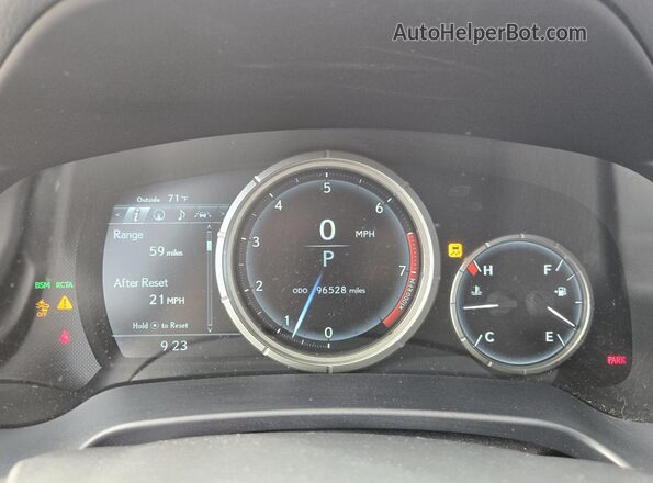 2T2BZMCA4JC162064 2018 LEXUS RX 350 Gray Вид щитка приладів