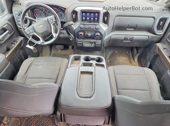 1GCUYDET6MZ295997 2021 CHEVROLET SILVERADO Gray Vista del cuadro de instrumentos