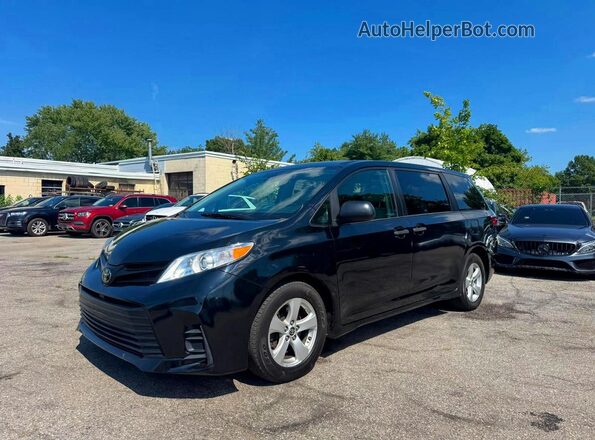 5TDZZ3DCXLS083327 2020 TOYOTA SIENNA Black Rear right