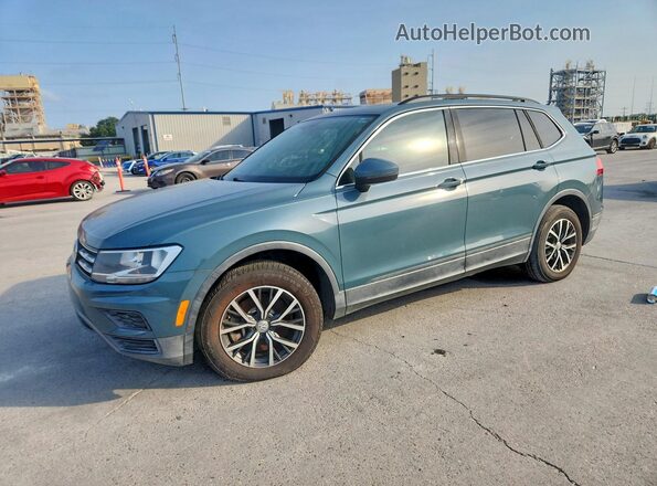 3VV3B7AXXKM104721 2019 VOLKSWAGEN TIGUAN Зеленый Задняя левая четверть