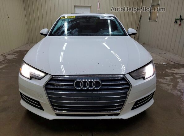 WAUGNAF40HN029073 2017 AUDI A4 White Widok z tyłu