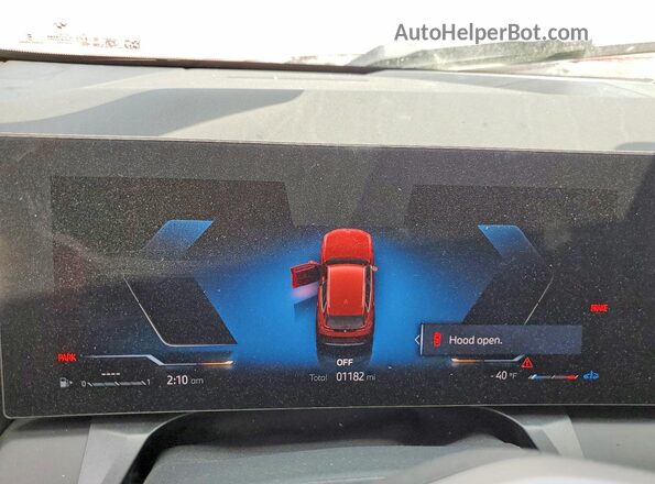 5UX53GP07T9199476 2026 BMW X3 Red Вид задніх сидінь