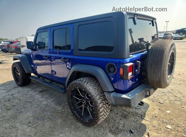 1C4HJXDN4LW269781 2020 JEEP WRANGLER Blue Հետևի աջ