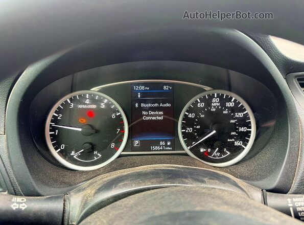 3N1AB7APXKY300417 2019 NISSAN SENTRA Белый Вид щитка приборов