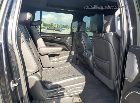 1GYS4RKL7MR431391 2021 CADILLAC ESCALADE Black Widok komory silnika