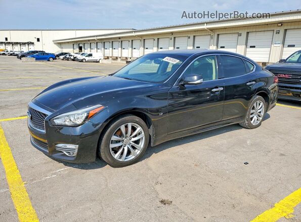 JN1BY1AP6HM741229 2017 INFINITI Q70 Black უკანა მარცხენა