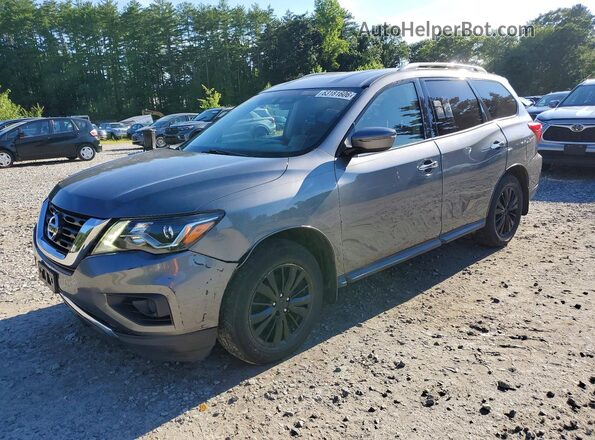 5N1DR2MM6KC588760 2019 NISSAN PATHFINDER Gray Trasero izquierdo