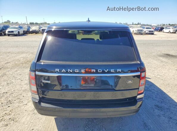 SALGS2EF0GA301396 2016 LAND ROVER RANGE Black Widok wnętrza z przodu