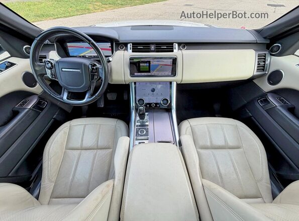 SALWR2RV8KA420377 2019 LAND ROVER RANGE ROVER Белый Вид щитка приборов