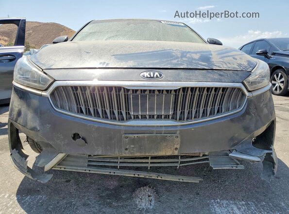 KNALC4J19H5091848 2017 KIA CADENZA Gray Rear view