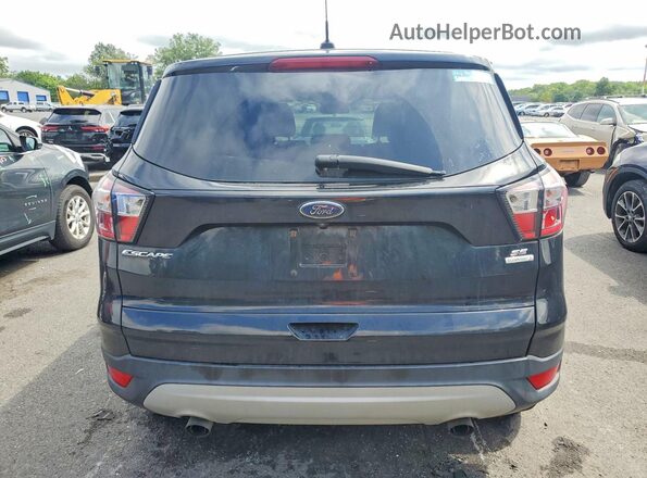1FMCU0GD9HUD81308 2017 FORD ESCAPE Black Вид салону спереду