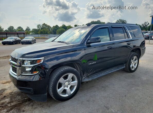 1GNSCAKC7JR185360 2018 CHEVROLET TAHOE Black Trasero izquierdo
