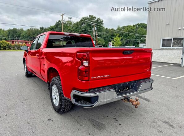 1GCPYDEKXKZ255942 2019 CHEVROLET SILVERADO Красный Задняя правая четверть