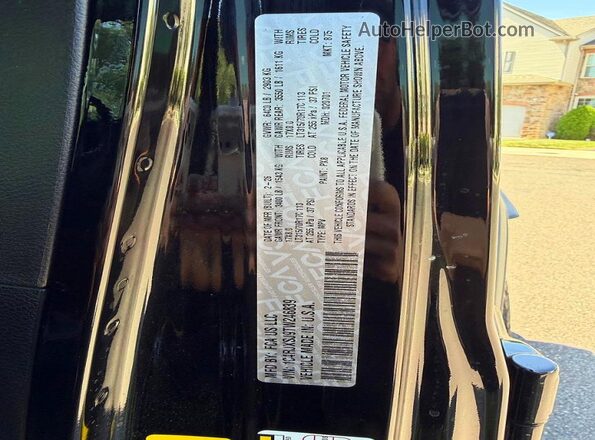 1C4RJXSJ9TW246839 2026 JEEP WRANGLER Черный Вид задней части салона