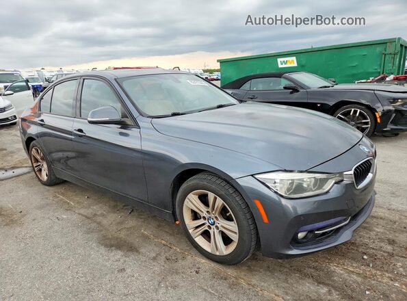 WBA8E9G53GNT47343 2016 BMW 3 SERIES Gray Вид спереду