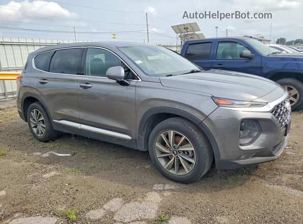5NMS3CAD7KH035835 2019 HYUNDAI SANTA FE Gray Դիմացի տեսք