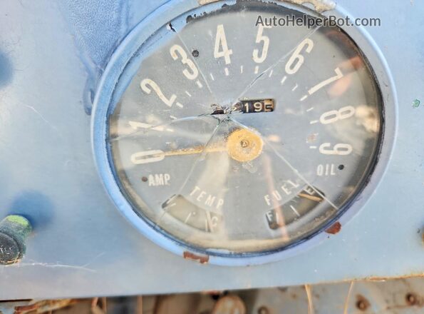 5754891579 1959 JEEP WRANGLER Blue Widok zestawu wskaźników